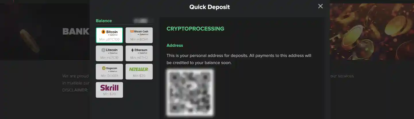 Casino Adrenaline payments